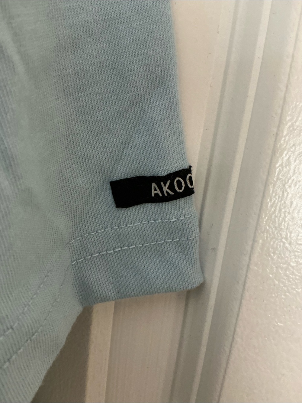 AKOO Evolution Light Blue Chenille Snobby Fox Graphic Tee T-Shirt Mens Size M NW - Picture 4 of 5